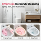 Mousse nettoyante moussante pour cuvette de toilettes