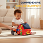 🏠 50 % DE RÉDUCTION MAINTENANT ! Kit de maison d'éveil pour enfant en matériaux sûrs – Créativité et apprentissage 2 en 1, développe la motricité, le langage et l'imagination, sans écran, dès 3 ans