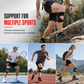 🦵 50 % DE RÉDUCTION MAINTENANT ! Sangle rotulienne réglable en tissu respirant – Soutien et maintien 2 en 1, réduit la pression sur le tendon et soulage la douleur, pour course, randonnée et sport