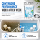 🚽 50 % DE RÉDUCTION MAINTENANT ! Pastilles nettoyantes pour réservoir de toilettes en formule longue durée – Nettoyage et désodorisation 2 en 1, agissent à chaque chasse d'eau pour éliminer taches, calcaire et odeurs