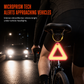 🚨 50 % DE RÉDUCTION MAINTENANT ! Pendentif réfléchissant avec LED pour sac et vélo – Visibilité et sécurité 2 en 1, se fixe partout et rend visible de loin, la nuit comme le jour