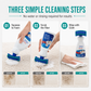 🧼 -50 % MAINTENANT ! Nettoyant rénovateur pour tissus avec brosse – Brosse nettoyante et formule anti-taches 2 en 1, nettoyant multifonctionnel pour canapés, tapis, matelas et intérieurs de voiture.