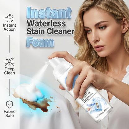 Mousse détachante d'urgence sans eau