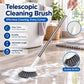 Brosse de nettoyage télescopique, brosse à récurer pour les coins difficiles d'accès