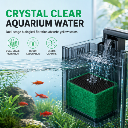 🥳PROMO EXCEPTIONNELLE 2026🥳 💞+50 000 ventes ! 🐠💧 50 % de réduction ! Cube filtrant charbon actif : filtration nid d’abeille clarifie l’eau trouble et supprime les odeurs. Bloc anti-effritement, pour un aquarium à l’eau cristalline !🛡️✅