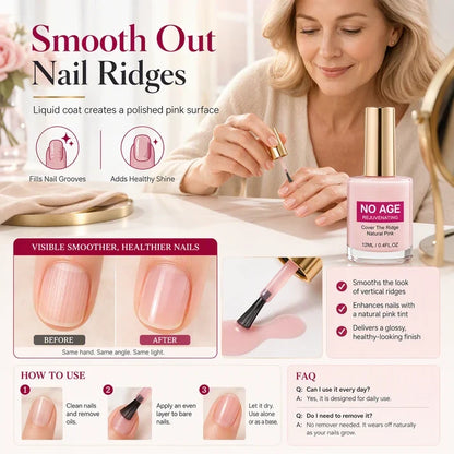 Lissez instantanément les irrégularités de vos ongles ! Combleur de stries naturelles