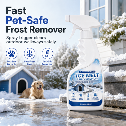 ❄️ 50 % DE RÉDUCTION EN CE MOMENT ! 🧴 Spray de dégivrage et de fonte de neige pour usage extérieur – sans danger pour les animaux de compagnie, dissout le givre dès le contact. Nettoie rapidement les escaliers, les allées et les terrasses