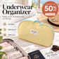 🧳💕 Organisateur de voyage portable pour sous-vêtements – Rangement séparé pour soutiens-gorge, culottes et chaussettes
