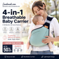 🎉 Soldes 2026 — Plus de 30 000 vendus ! 👶 Porte-bébé respirant 4 en 1 – 0-36 mois, portage ventral/dorsal/face au parent/face au monde – Confort mains libres pour le parent et le bébé ! ✨