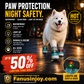 ✨️Superbe réduction de 50 % !🐕Indispensable pour les propriétaires d'animaux !🐶Protégez les pattes de votre animal de la saleté et évitez qu'il ne se perde !👟Chaussures pour chien en maille respirante avec design lumineux